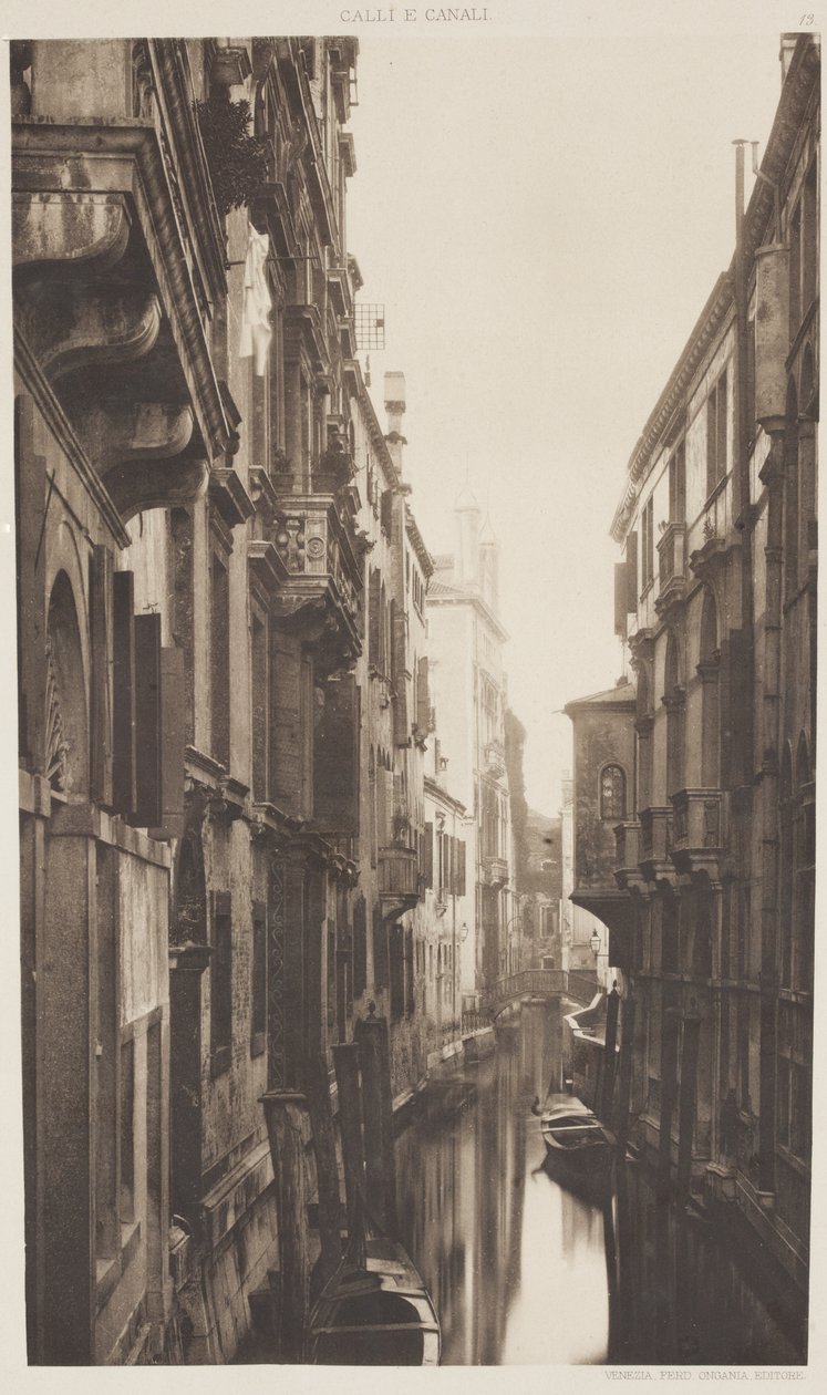 Albrizzi-kanalen av Ferdinando Ongania