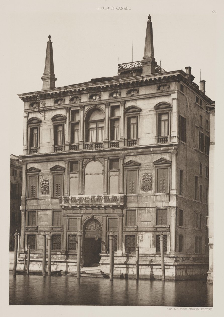 Concina Palace av Ferdinando Ongania