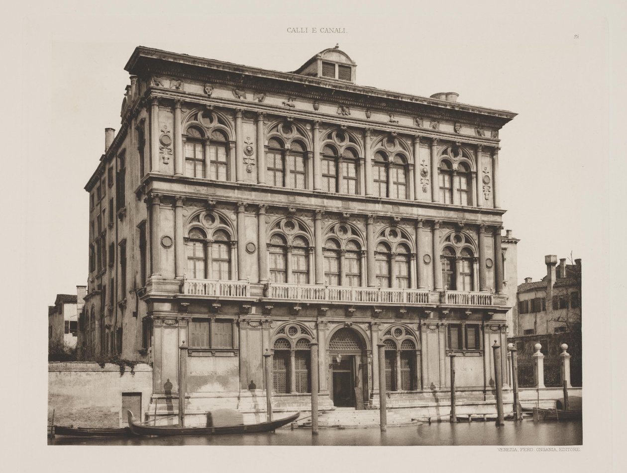 Vendraminpalatset av Ferdinando Ongania