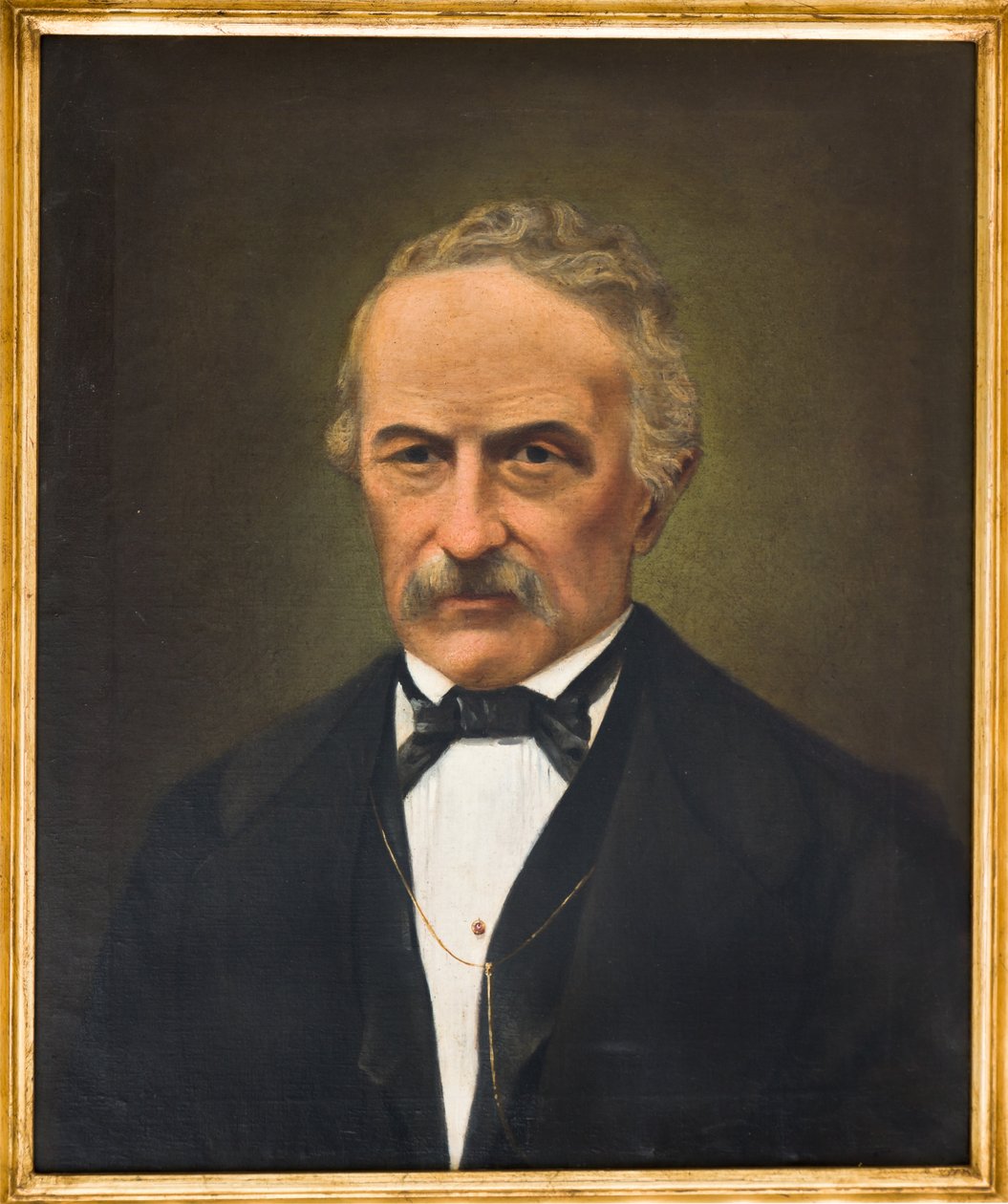 Självporträtt (olja på duk) av Ferdinando Tarabini