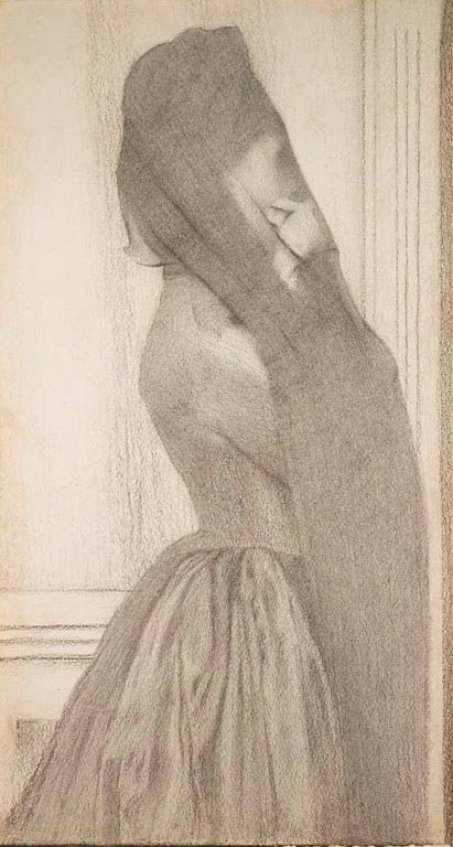The Veil av Fernand Khnopff