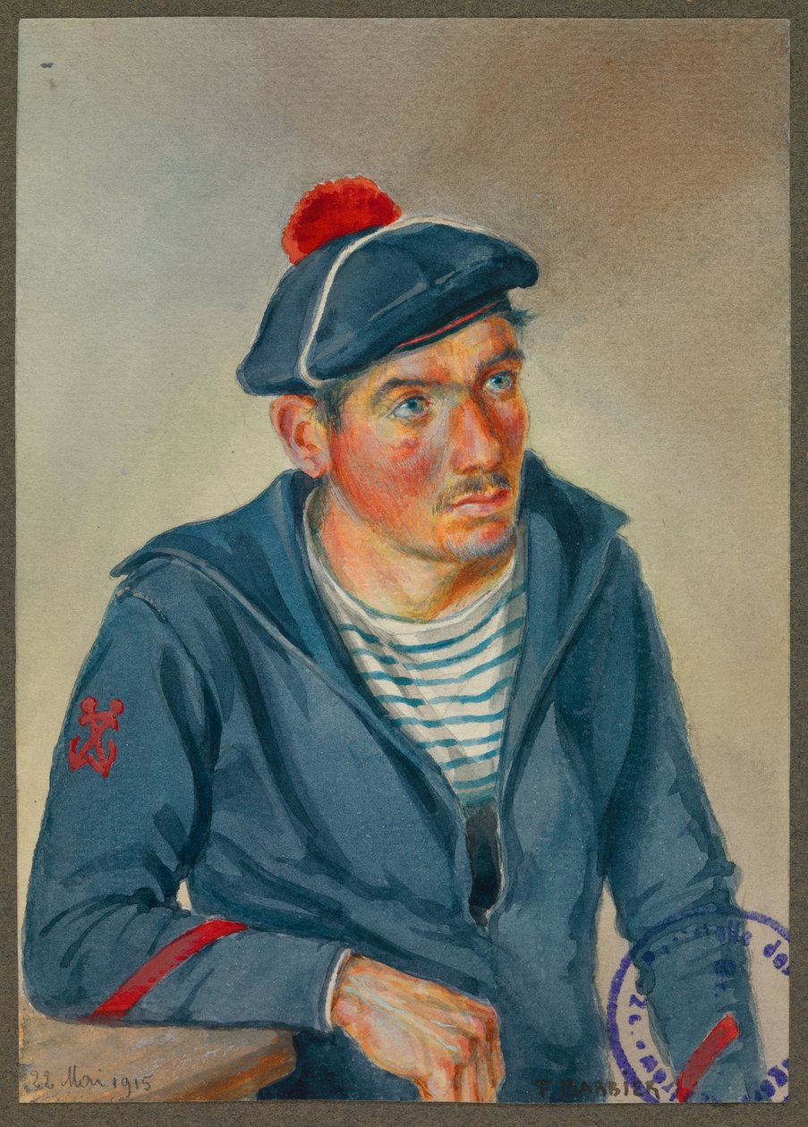 En bretonsk sjöman, Gustrow av Fernand Barbier