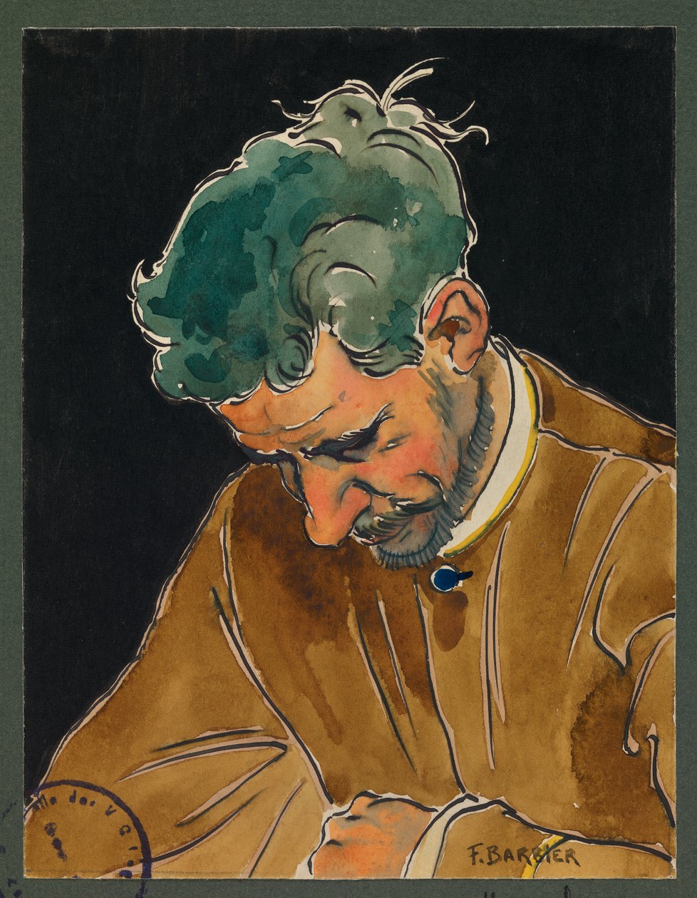 Professor Schosser säger Do,Mi,Sol, Gustrow av Fernand Barbier