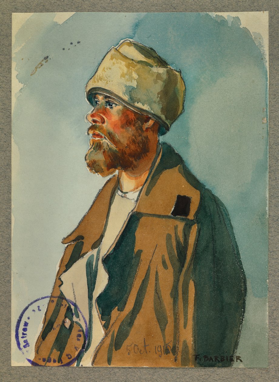 Rysk fånge, Gustrow av Fernand Barbier