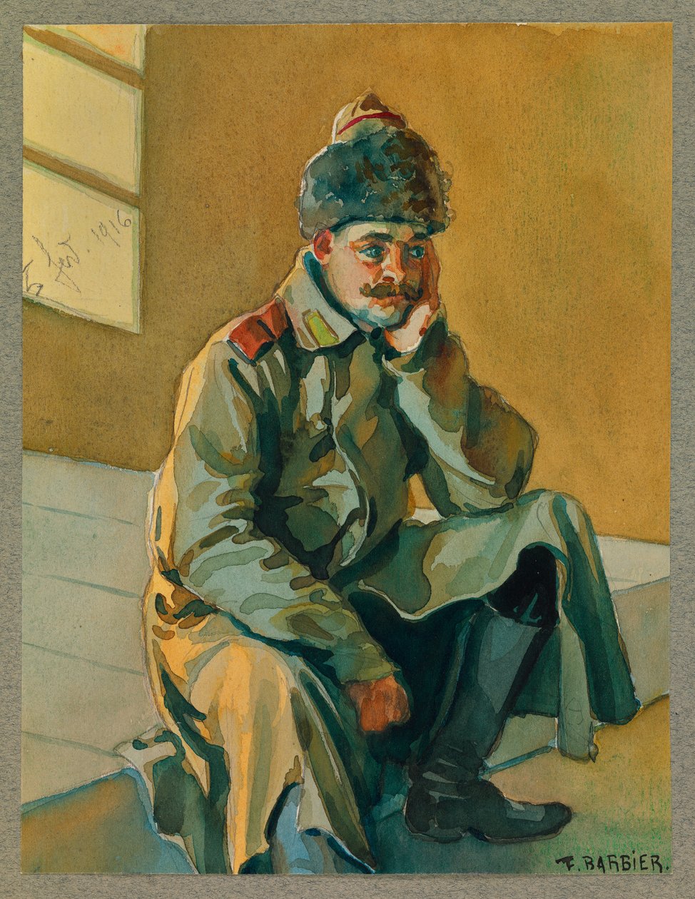 Rysk fånge, Gustrow av Fernand Barbier