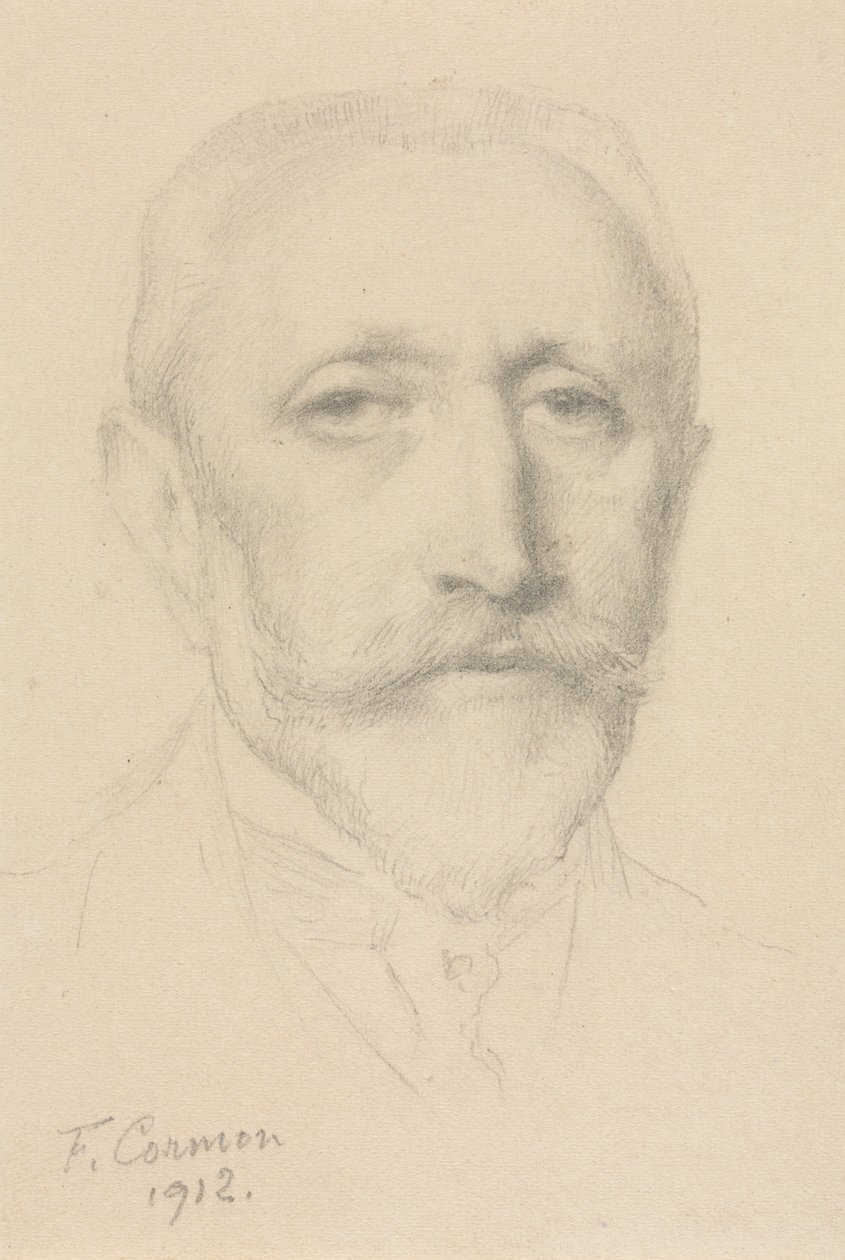Självporträtt, 1912. av Fernand Cormon
