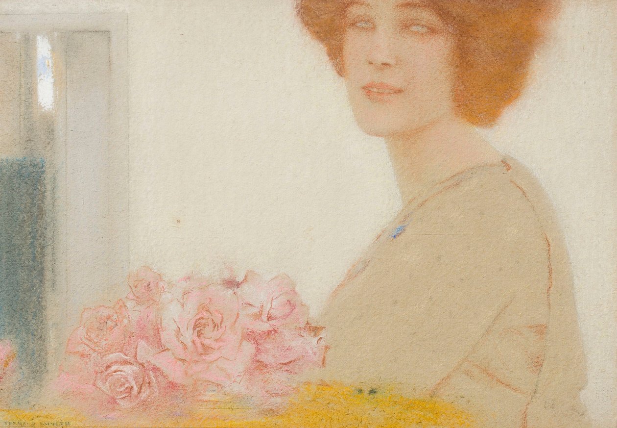 Från rosor av Fernand Khnopff