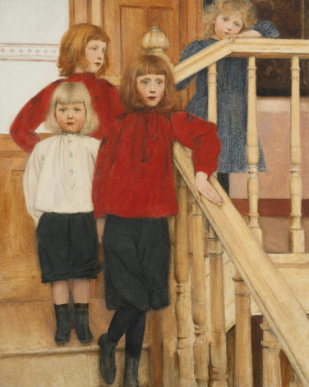 Monsieur Nèves barn av Fernand Khnopff
