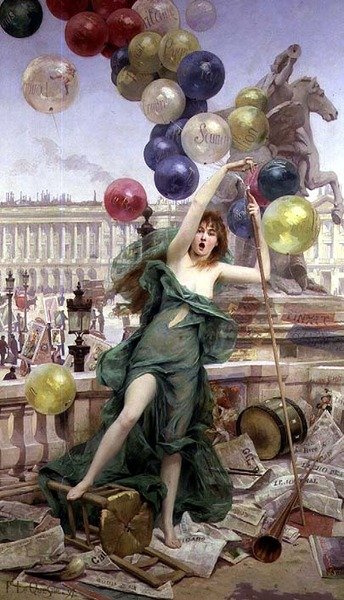 Ballongflickan av Fernand Le Quesne