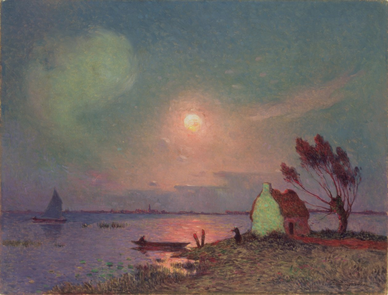 Disigt solljus, Bretagne, ca 1915 av Fernand Loyen du Puigaudeau