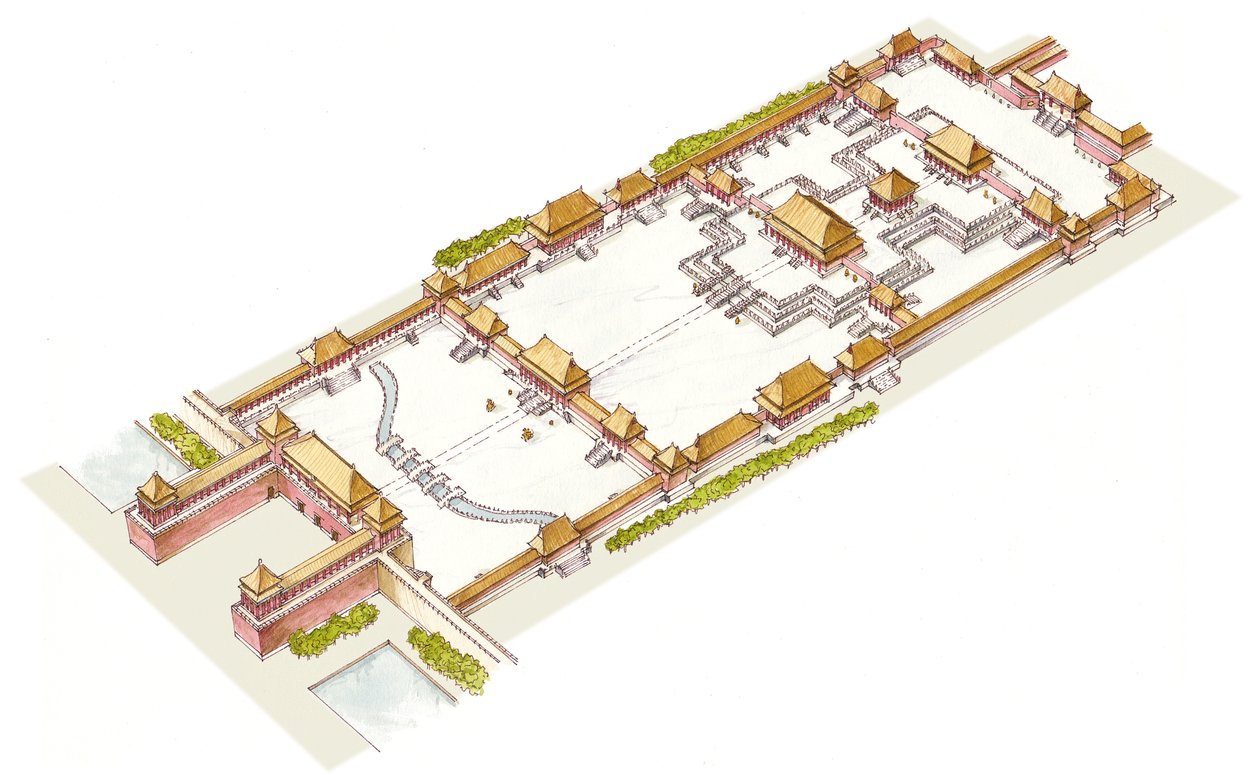 Förbjudna staden, Peking. Detalj av Fernando Aznar Cenamor