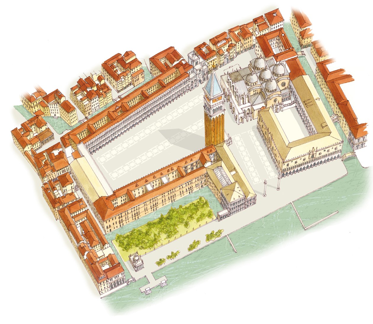 Piazza San Marco. Venedig, Italien av Fernando Aznar Cenamor