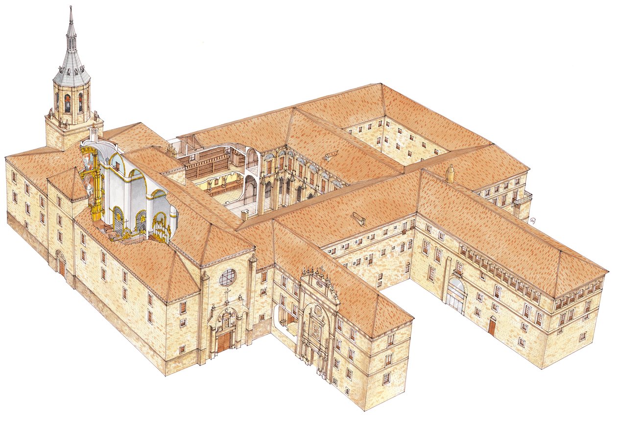 San Millan de la Cogolla kloster. La Rioja, Spanien av Fernando Aznar Cenamor
