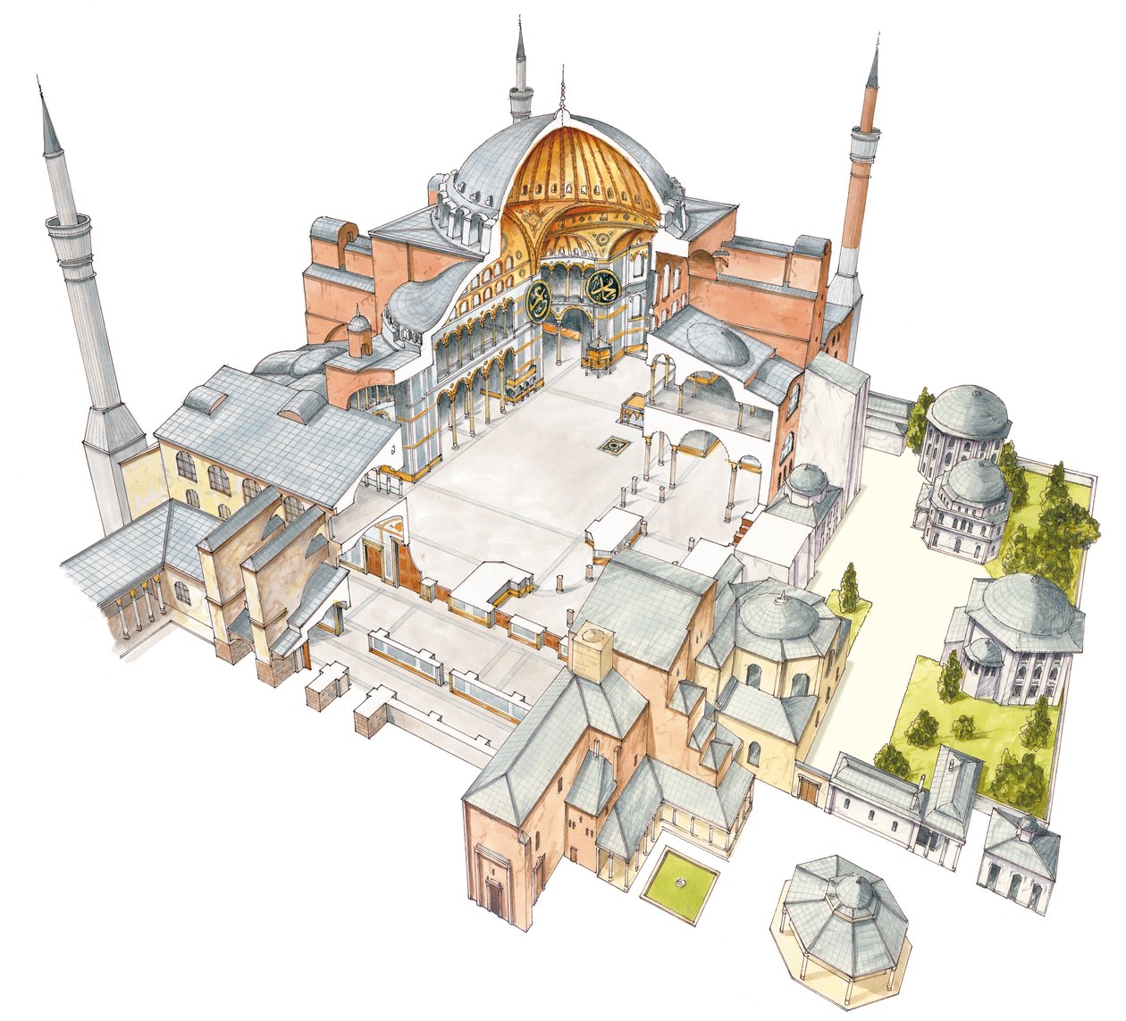 Hagia Sofia. Istanbul, Turkiet av Fernando Aznar Cenamor