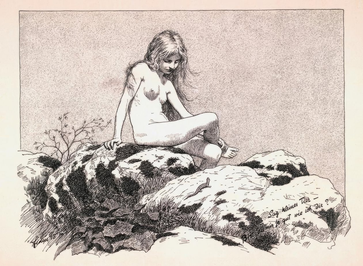 Säg, lilla djur (...) av Fidus