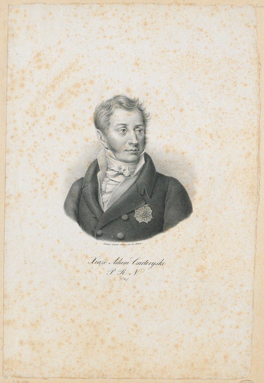 Prins Adam Jerzy Czartoryski 1770-1861, 1831 av Filip Romanowski