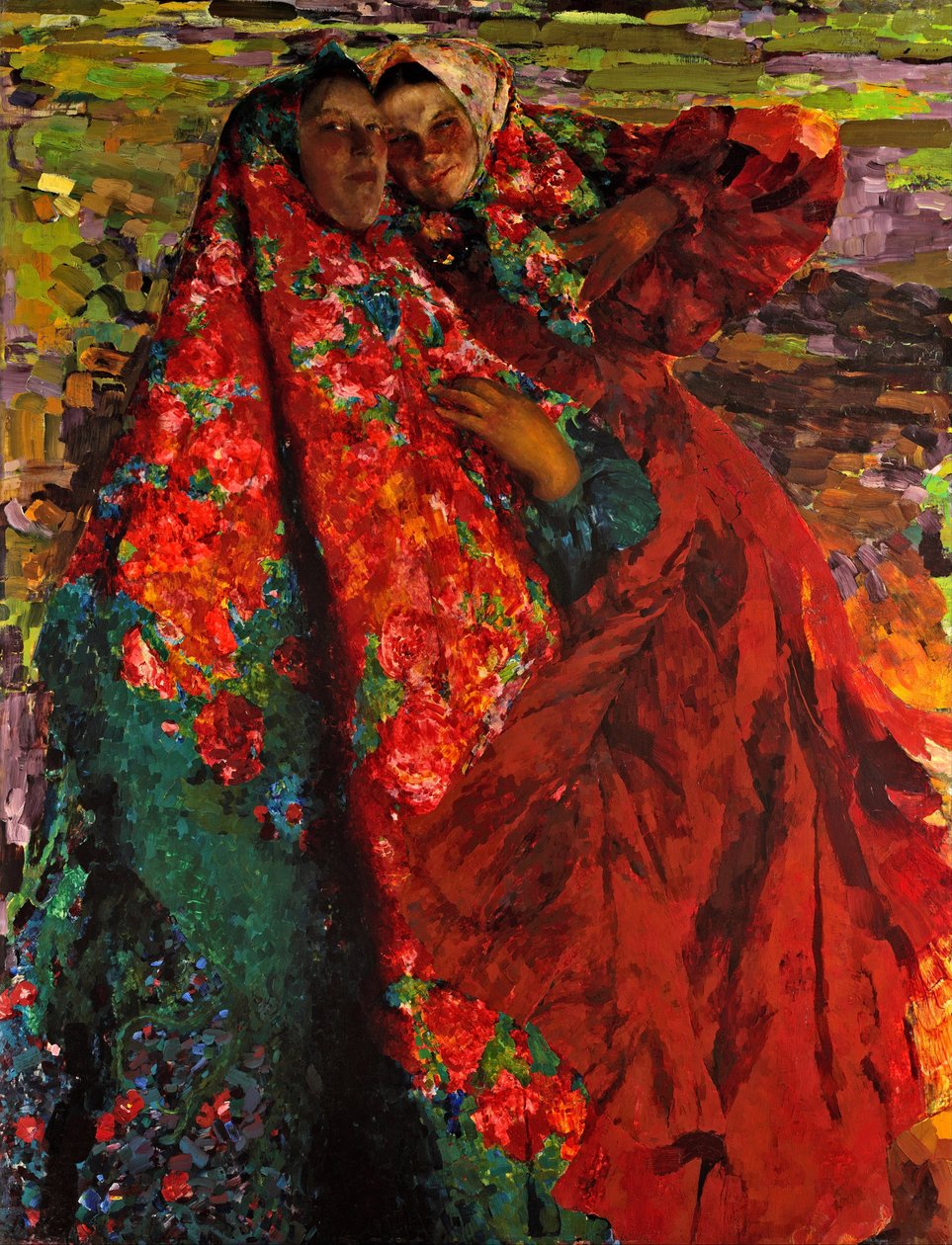 Bondekvinnor, 1905 av Filipp Andreevic Maljavin