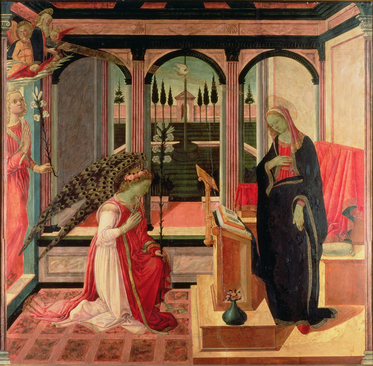 Kungörelse av Filippino Lippi