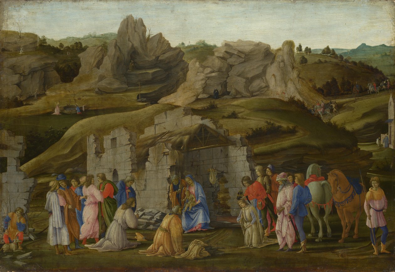 The Adoration of the Kings av Filippino Lippi