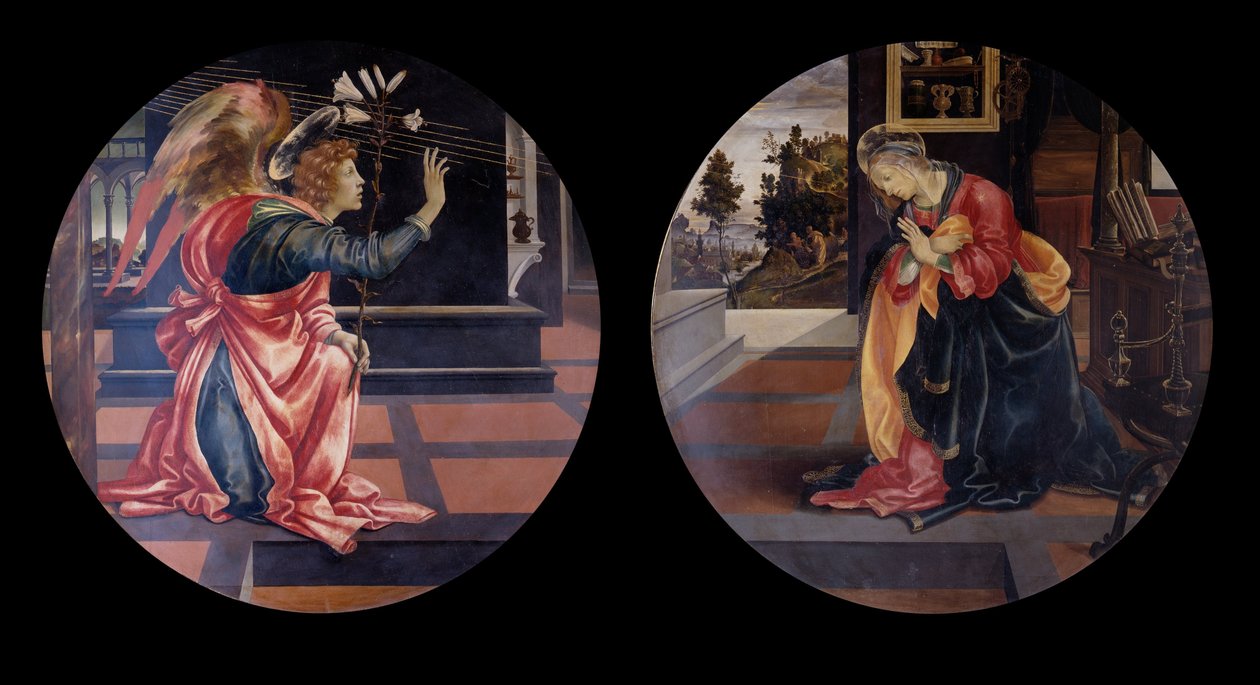 Bebådelse av Filippino Lippi