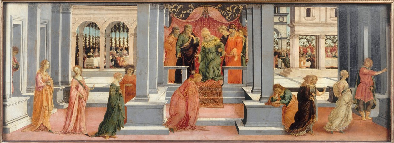 Ester utvald av Ahasverus av Filippino Lippi