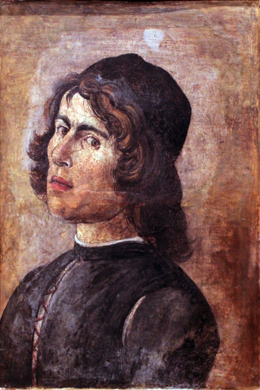 Porträtt av en ung man av Filippino Lippi