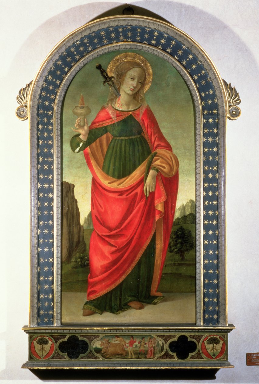 St. Lucy, ca 1472-74 av Filippino Lippi