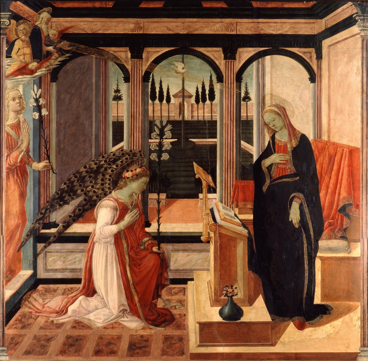 Bebådelsen (målning) av Filippino Lippi