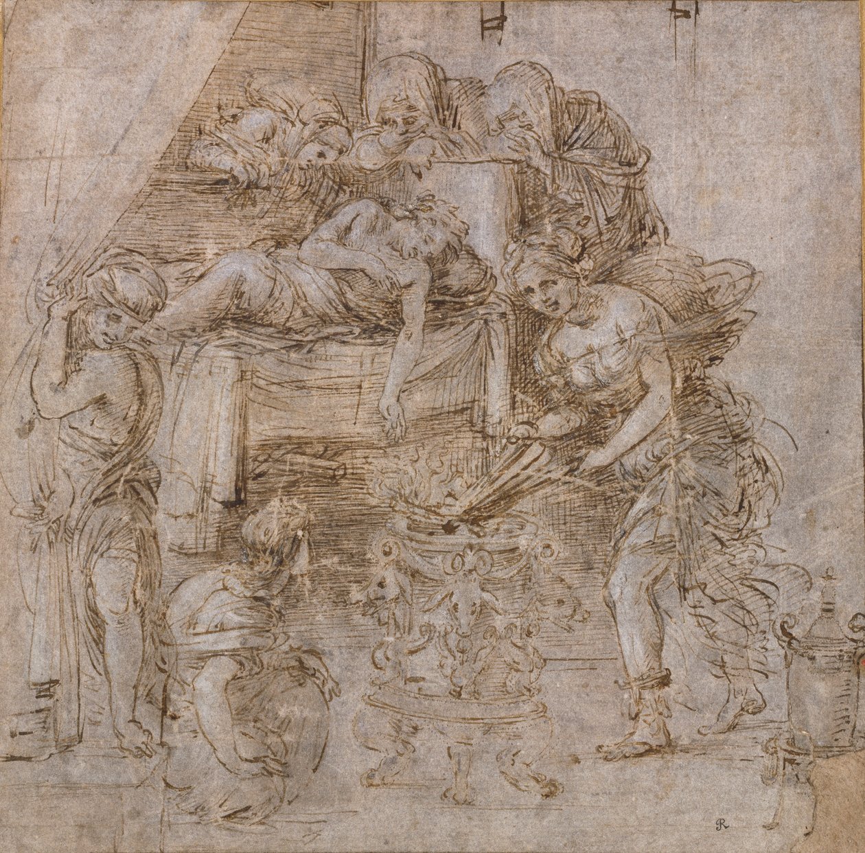 Meleagers död, c1490-talet av Filippino Lippi