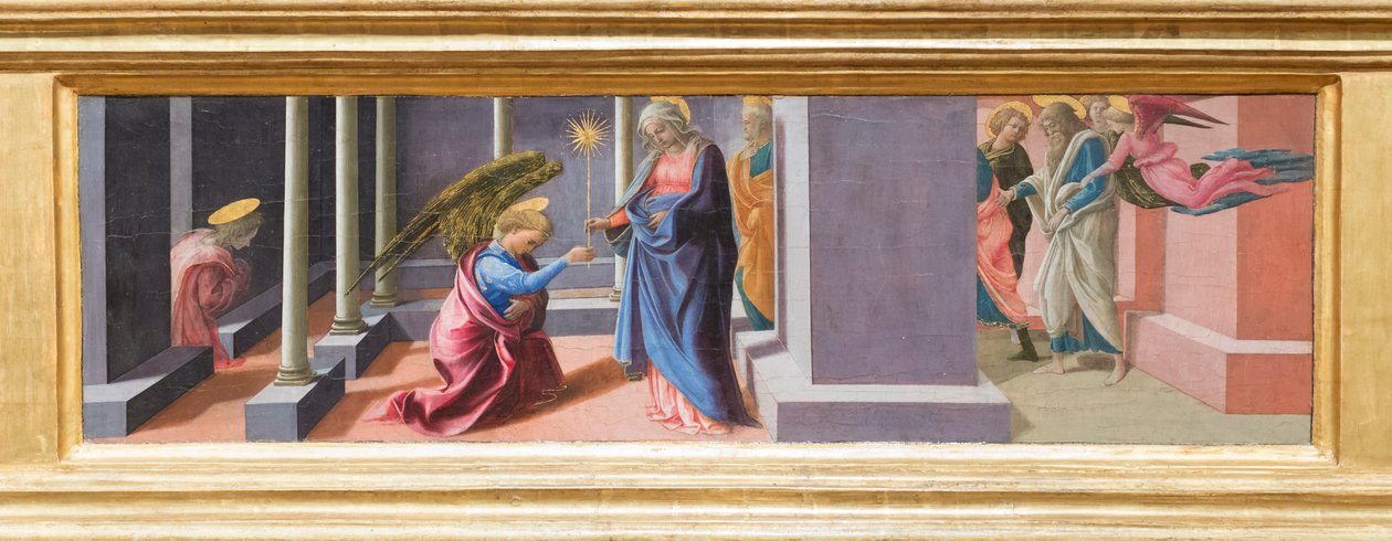 Besked om Jungfruns död av Filippo Lippi