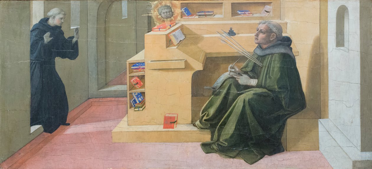 St Augustinus vision av treenigheten av Filippo Lippi