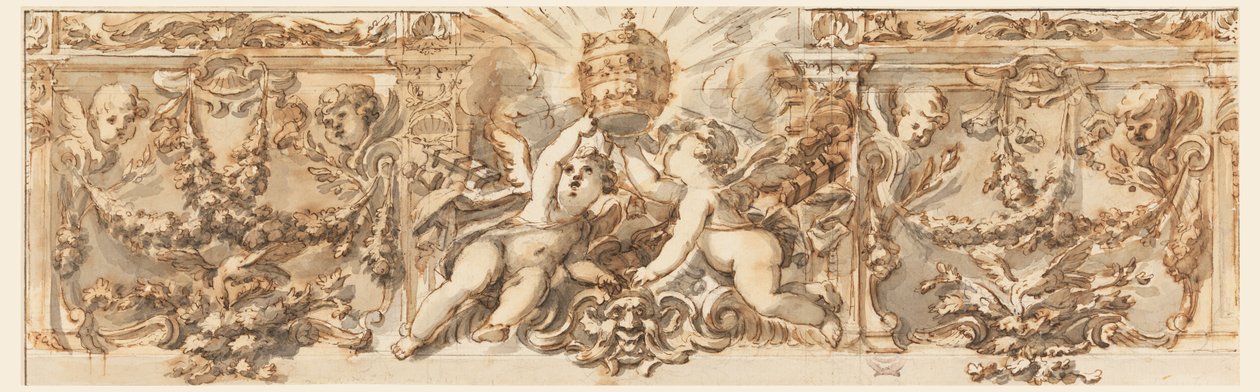 Dekoration av en fris av Filippo Marchionni