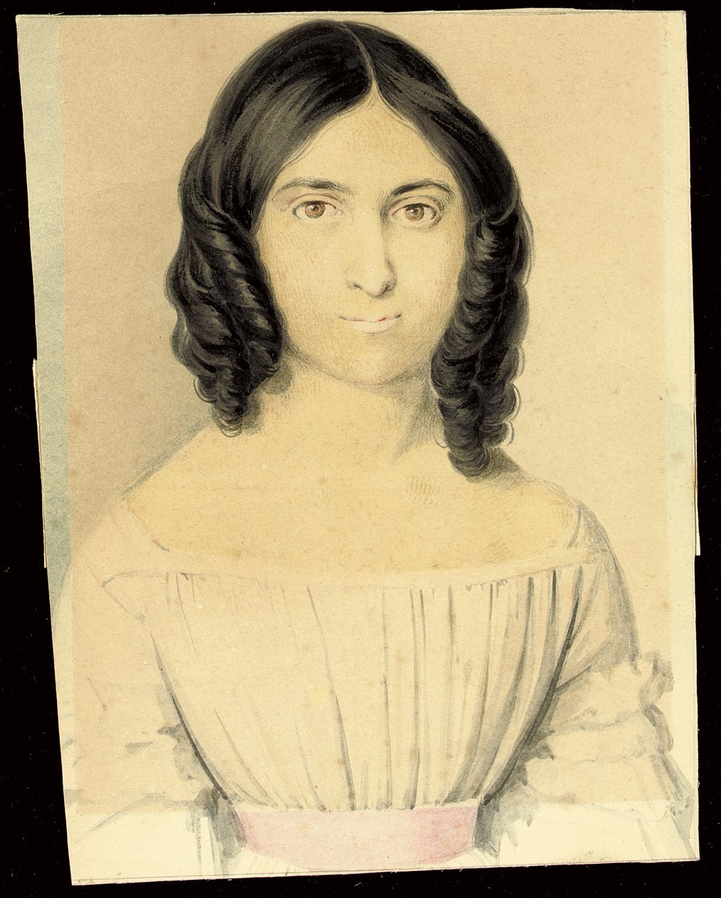 Ett porträtt av Maria Francesca Rossetti av Filippo Pistrucci
