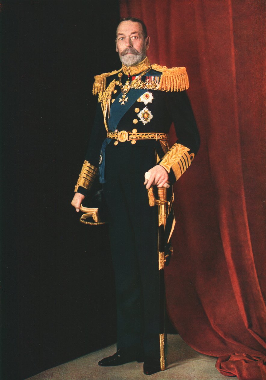 Kung George V, 1935 av Finlay Colour Ltd