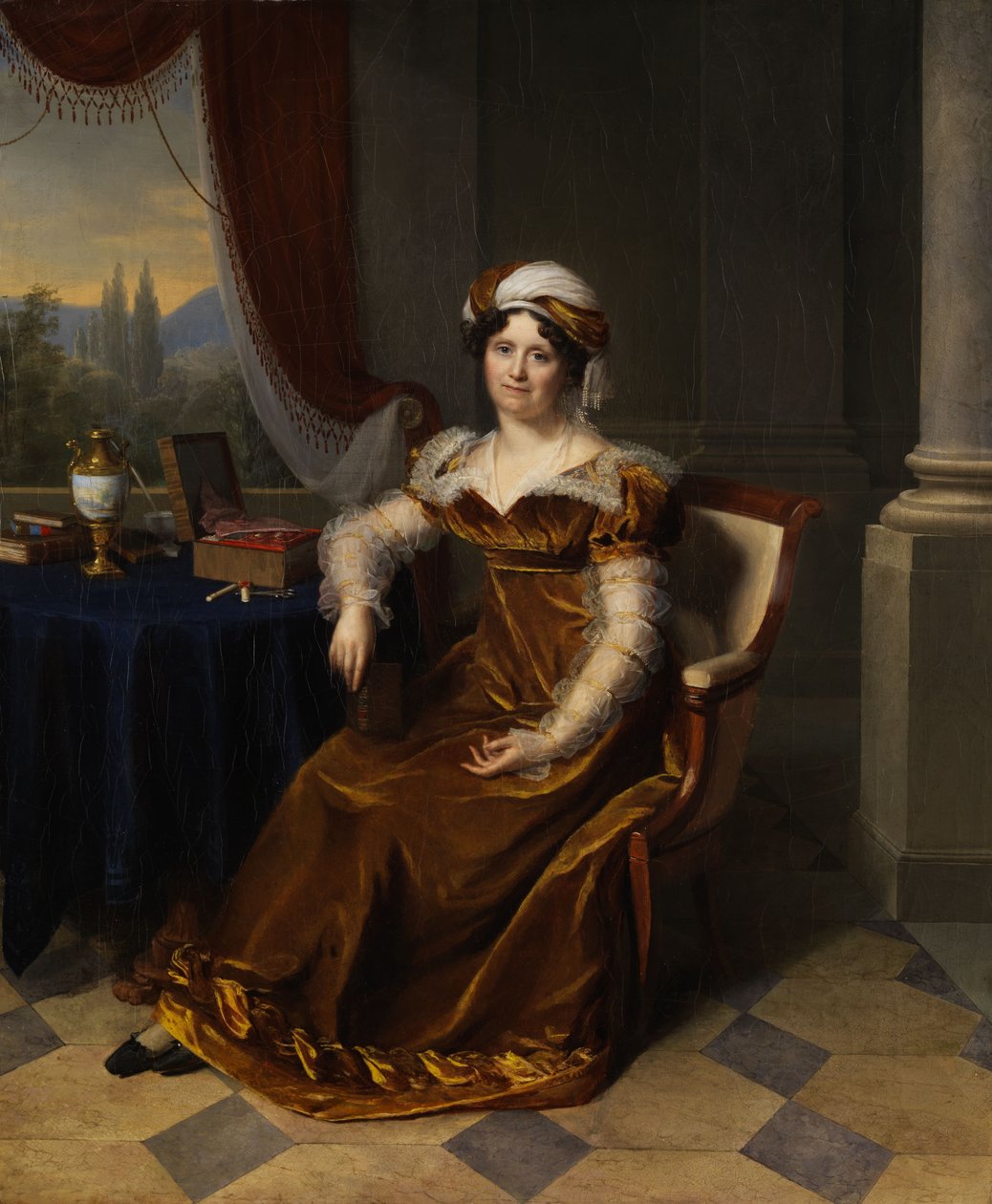 Portrait der Madame Marbon av Firmin Massot