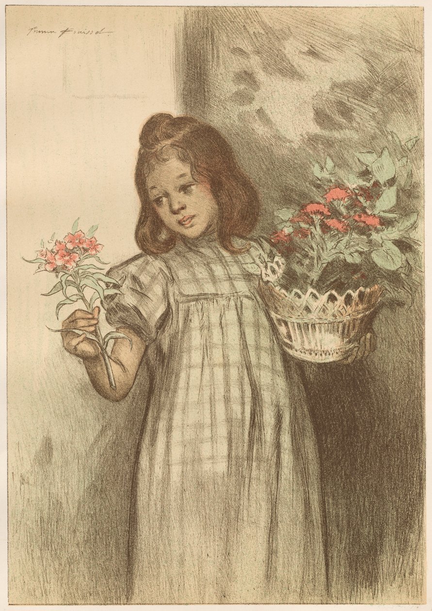 Bouquetière, publicerad 1899. av Firmin Bouisset