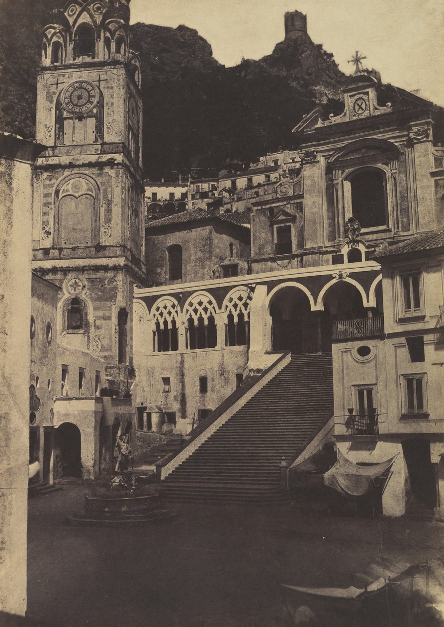 Amalfi, katedralen, 1853. av Firmin Eugène Le Dien