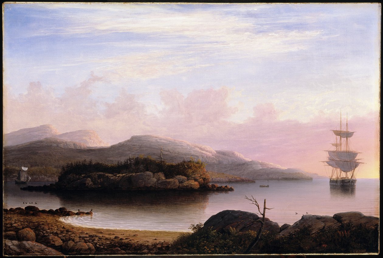 Utanför Mount Desert Island av Fitz Henry Lane