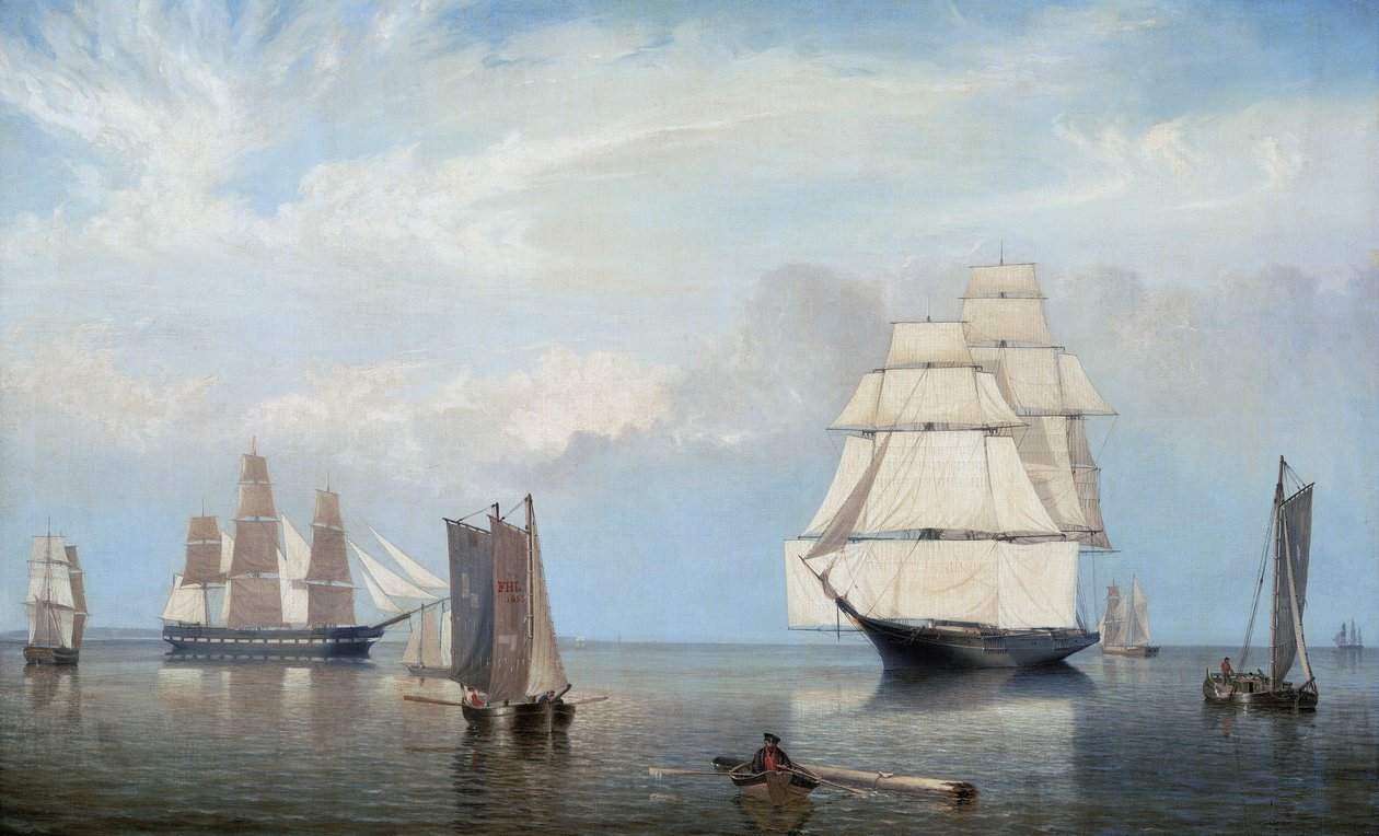 Salems hamn av Fitz Henry Lane