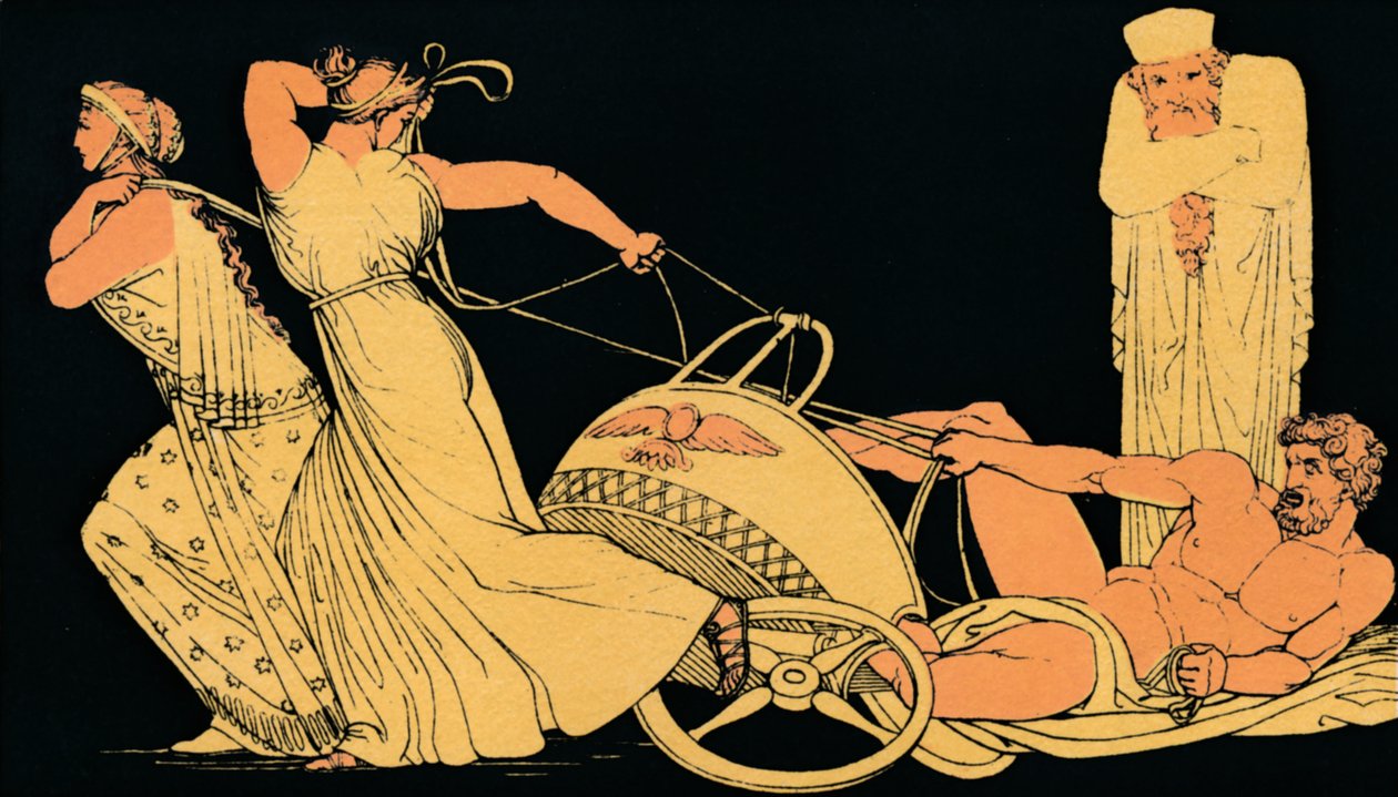 Atossas dröm, 1880 av Flaxman
