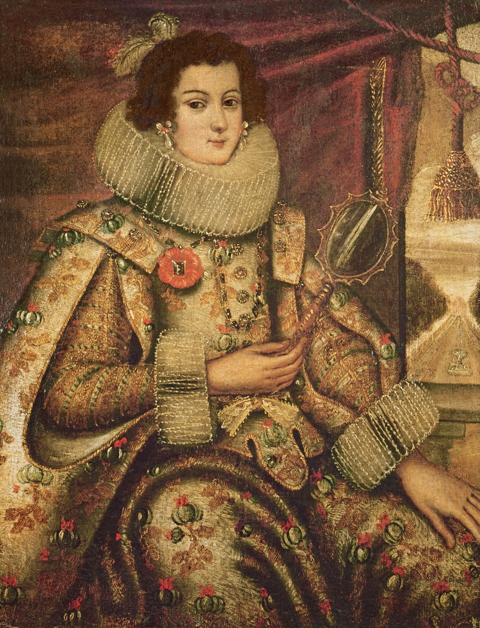 Margareta av Österrike (1522-86) hertiginna av Parma av Flemish School