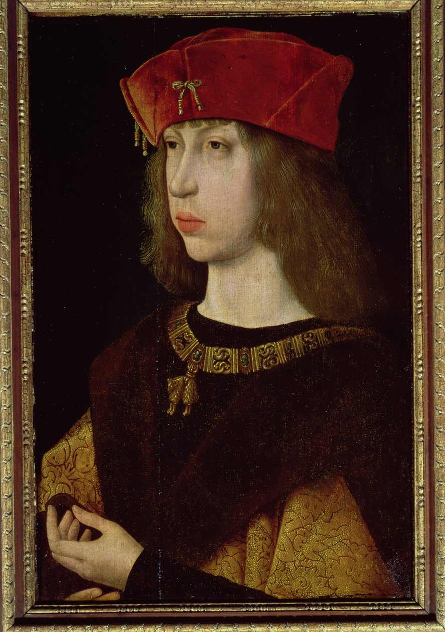 Porträtt av Filip den stilige (1478-1506) av Flemish School