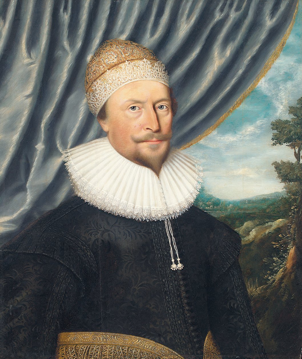 Porträtt av Sir Giles Allington, c.1620 av Flemish School