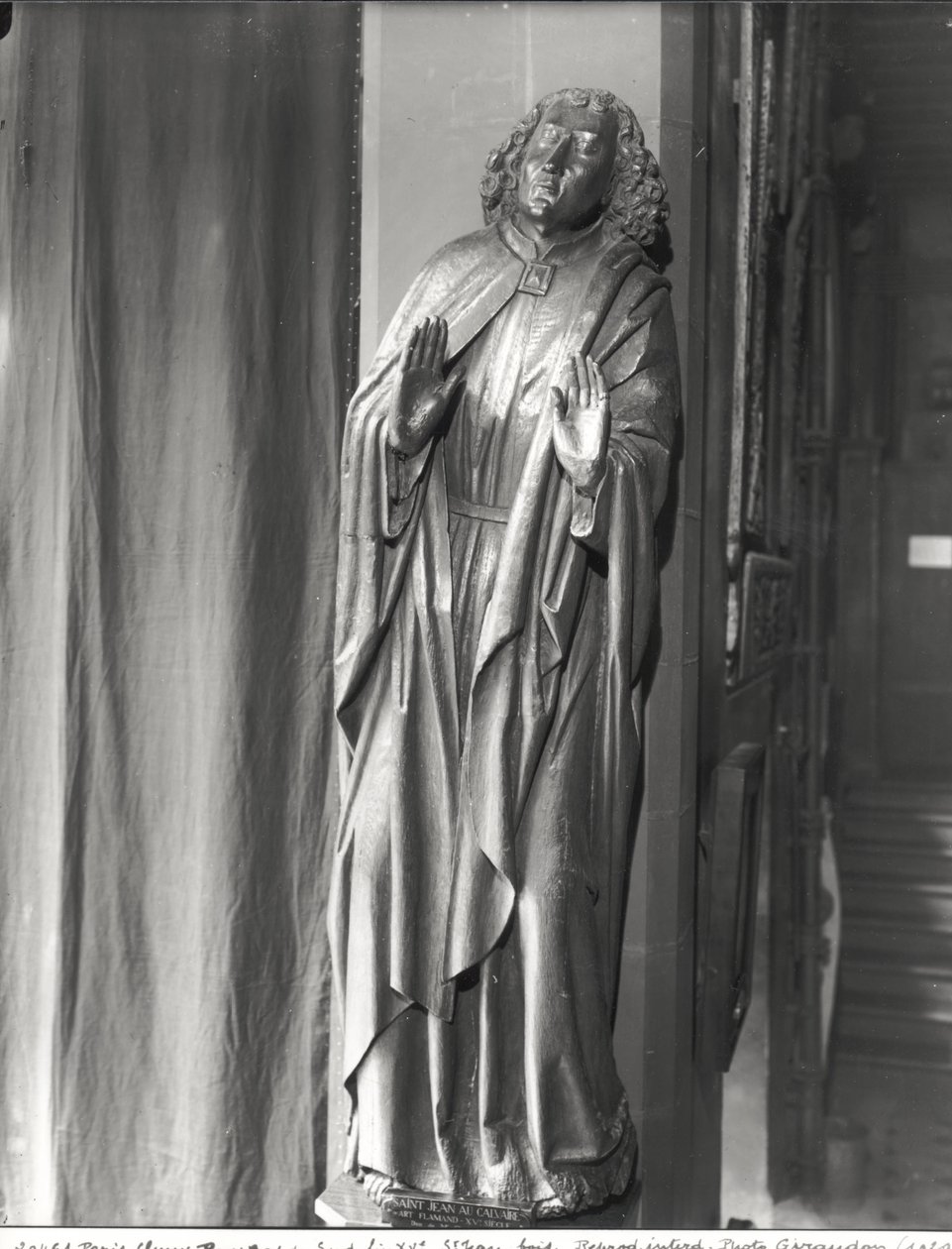 St. John på Golgata (trä) av Flemish School