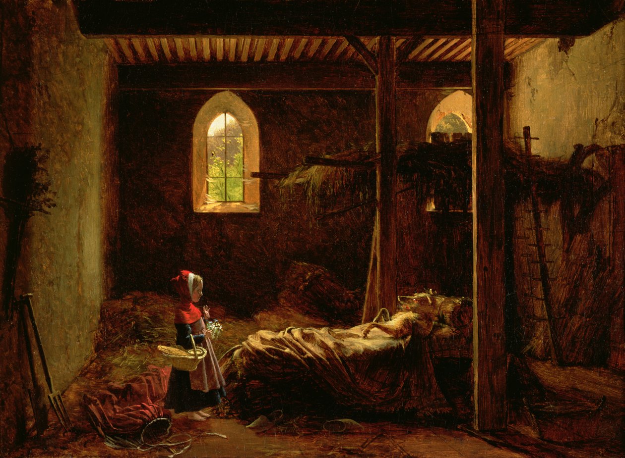Rödluvan, c.1820 av Fleury François Richard