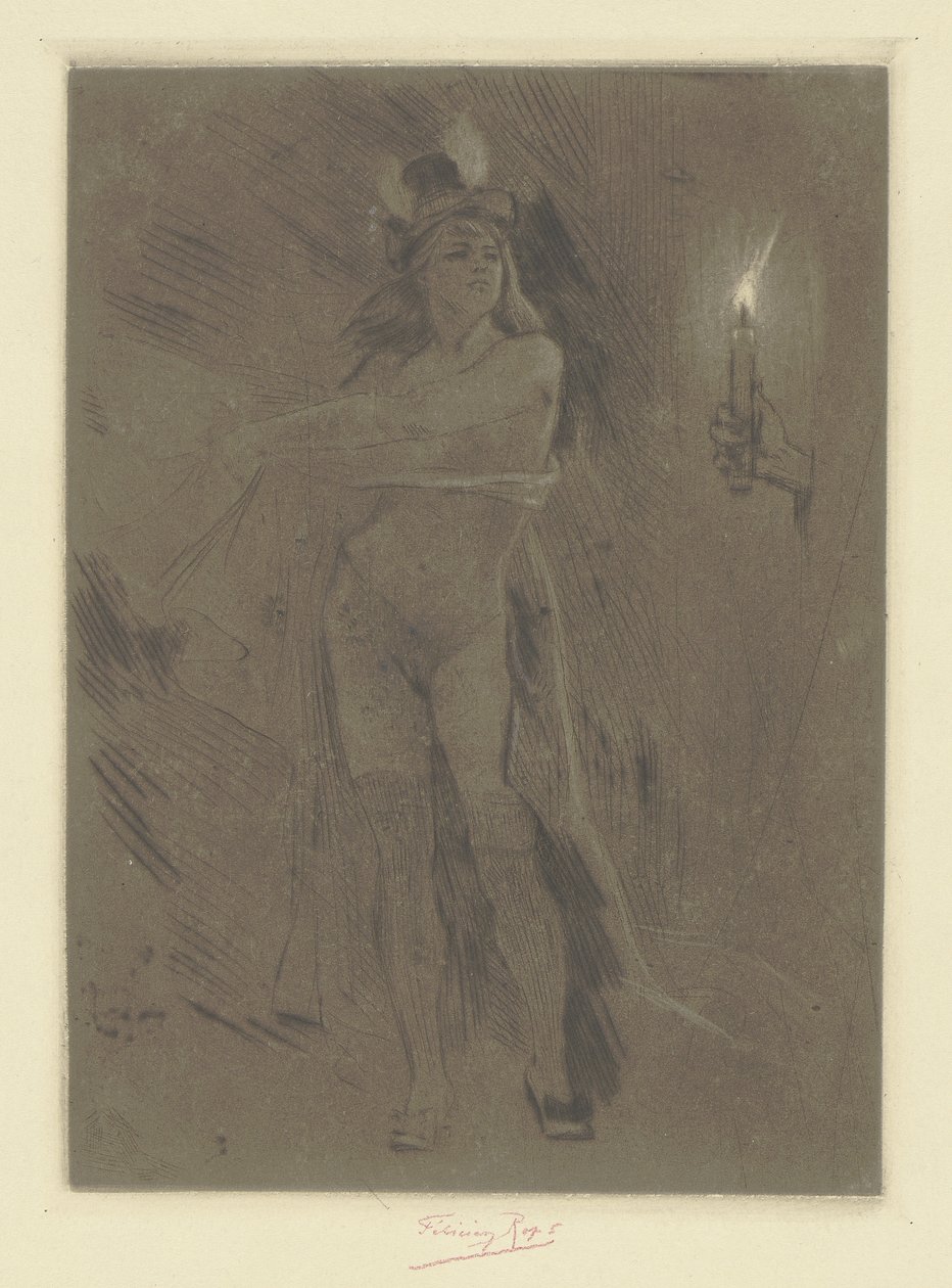 En kvinnas hämnd av Félicien Rops
