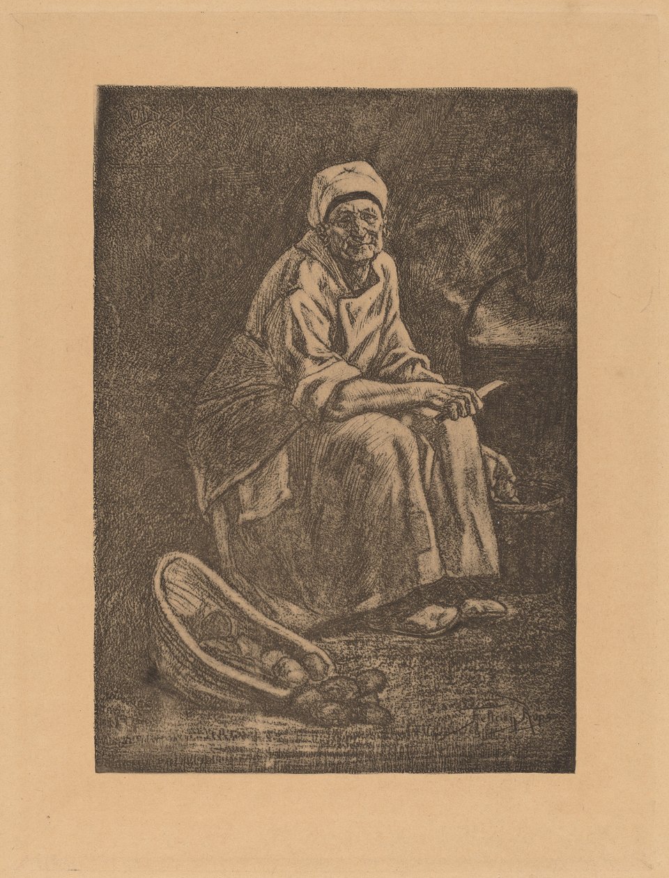 Gamla Kate. av Félicien Rops