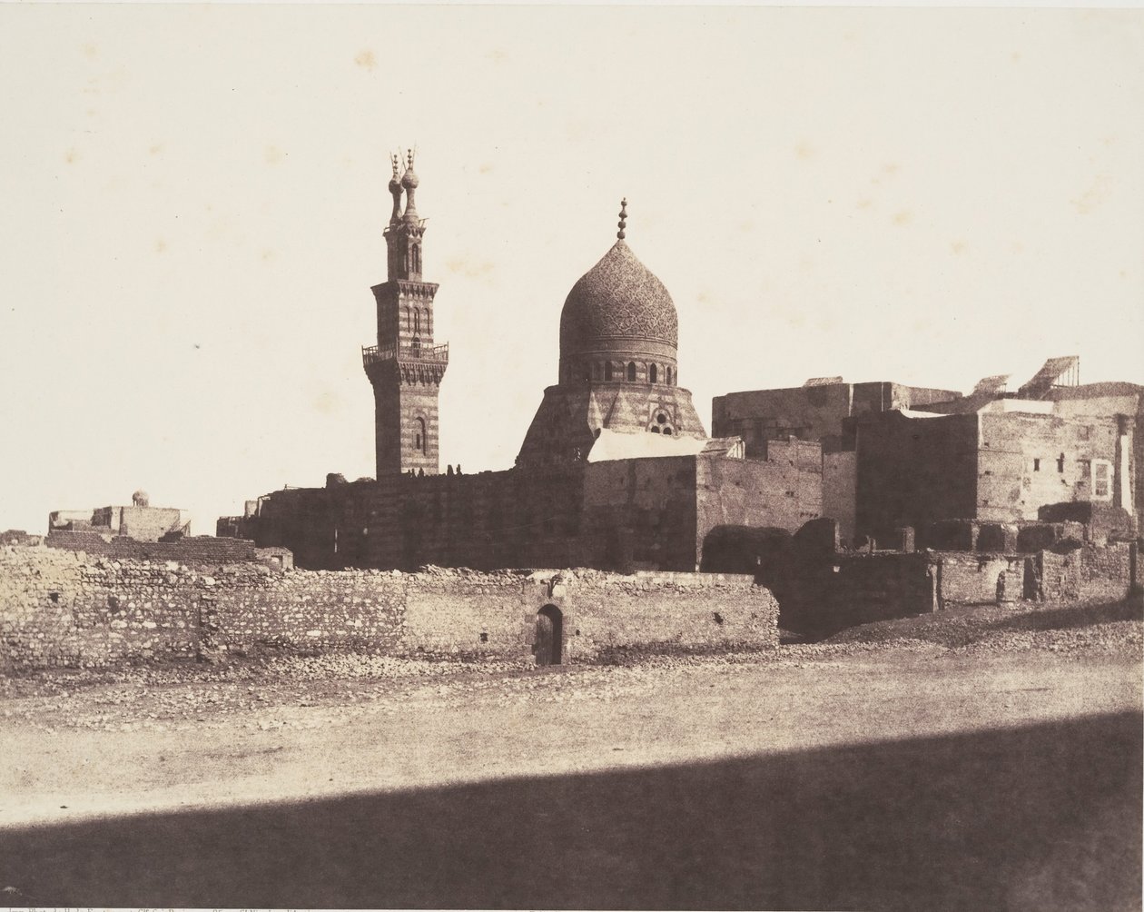 Le Kaire, Nâcéryeh-moskén, publicerad 1851. av Félix Teynard