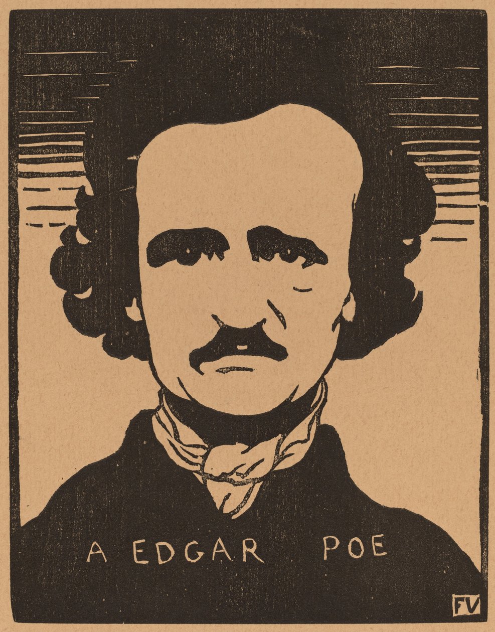 En Edgar Poe, 1894. av Félix Vallotton
