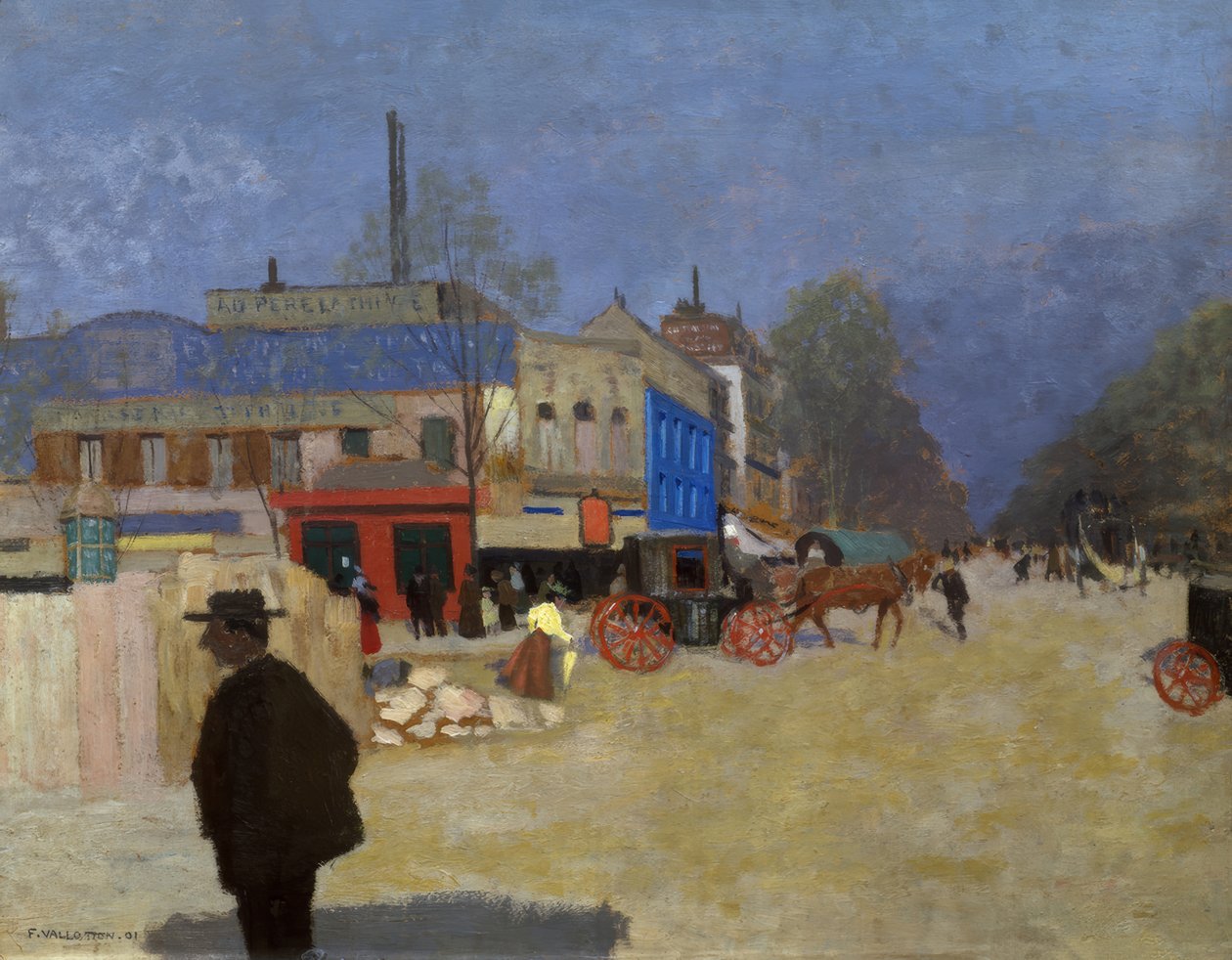 Plats Clichy av Félix Vallotton